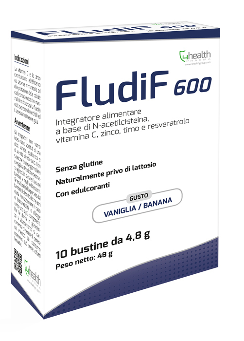 FLUDIF 600 VANIGLIA/BANANA 10 BUSTINE - Farmacia Castello Srl