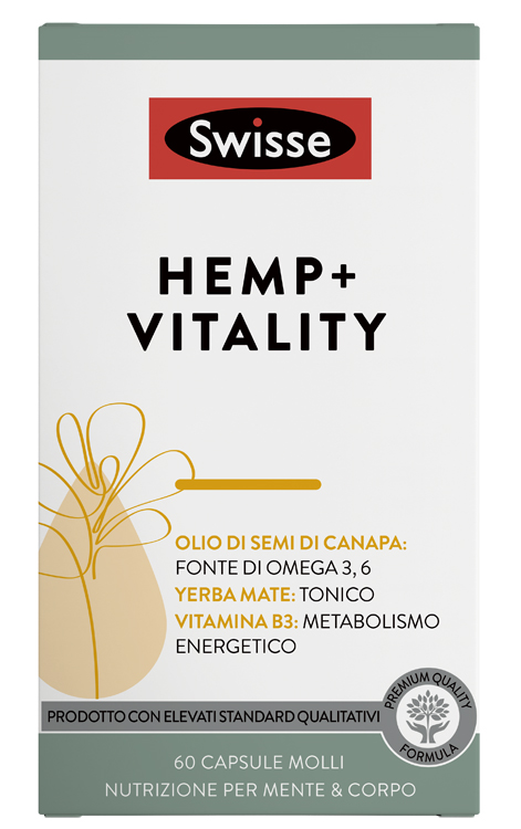 SWISSE HEMP+ VITALITY 60 CAPSULE - Farmacia Castello Srl