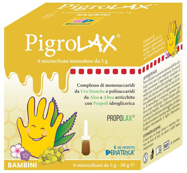 MICROCLISMA PIGROLAX BAMBINI 6 X 5 G - Farmacia Castello Srl