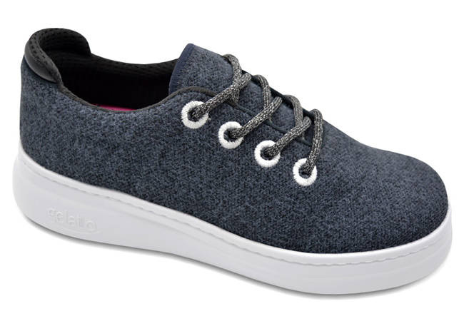 CALZATURA CON PLANTARE ESTRAIBILE BACI DA BRESCIA DARK GREY 40 - Farmacia Castello Srl