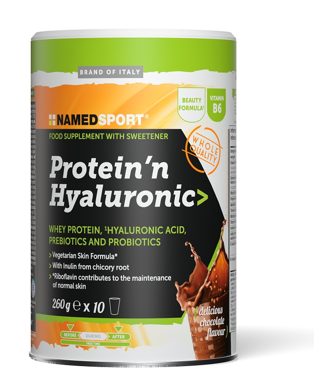 PROTEIN'N HYALURONIC DELICIOUS CHOCOLATE 260 G - Farmacia Castello Srl
