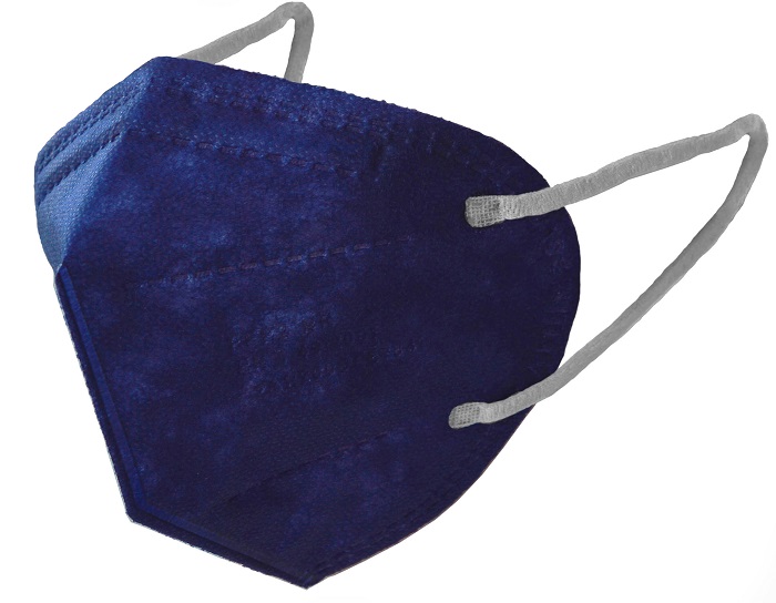 MASCHERINA FFP2 NR ADULTI JEANS ELASTICIZZATA MONOUSO NON STERILE 5 PEZZI - Farmacia Castello Srl