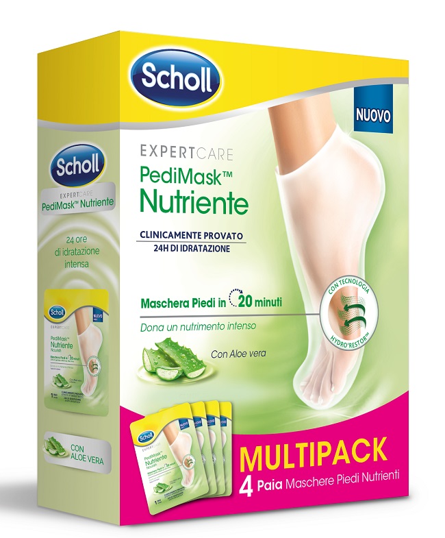 PEDIMASK NUTRIENTE ALOE VERA 4 PEZZI - Farmacia Castello Srl