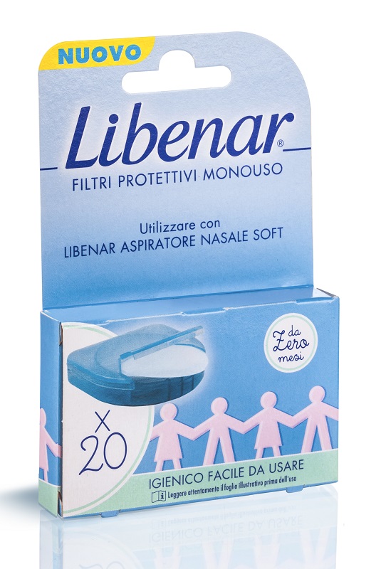 LIBENAR ASPIRATORE NASALE SOFT FILTRI 20 PEZZI - Farmacia Castello Srl
