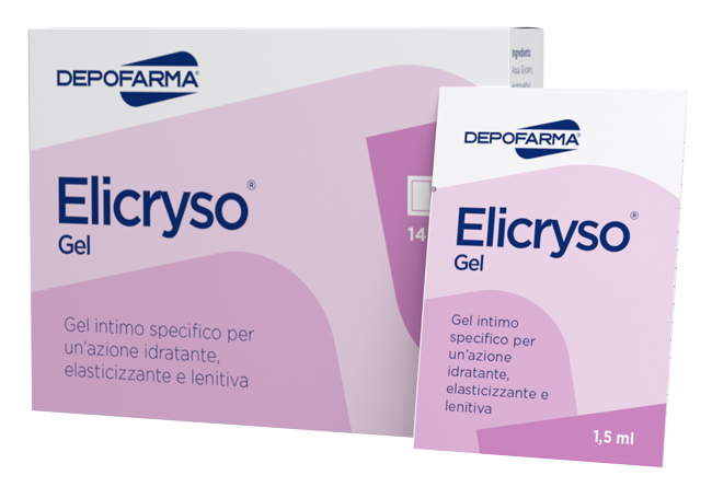 ELICRYSO GEL INTIMO IDRATANTE ELASTICIZZANTE E LENITIVO 14 BUSTINE DA 1,5 ML - Farmacia Castello Srl