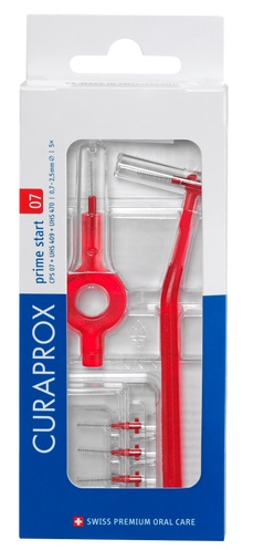 CURAPROX CPS 07 SCOVOLINO PRIME START 07 RED 5 PEZZI - Farmacia Castello Srl