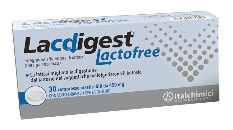 LACDIGEST LACTOFREE 30 COMPRESSE MASTICABILI - Farmacia Castello Srl