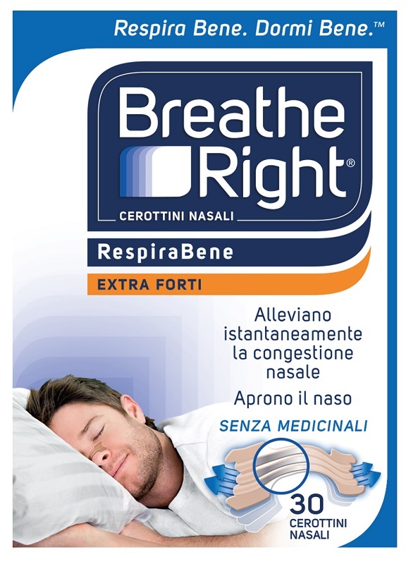CEROTTI NASALI BREATHE RIGHT EXTRA FORTE 30 PEZZI - Farmacia Castello Srl