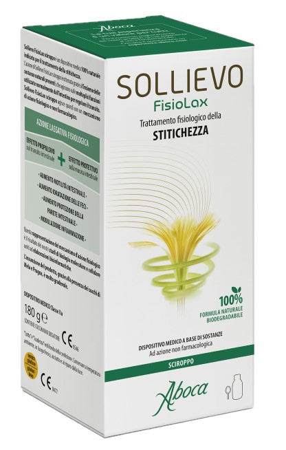 SOLLIEVO FISIOLAX SCIROPPO 180 G - Farmacia Castello Srl