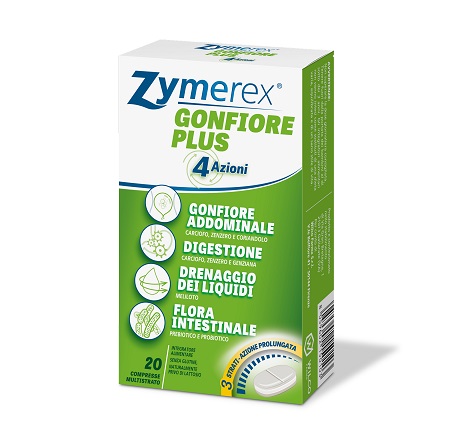 ZYMEREX GONFIORE PLUS 20 COMPRESSE - Farmacia Castello Srl