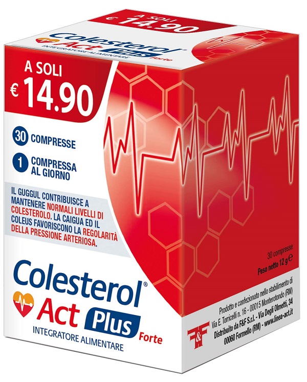 COLESTEROL ACT PLUS FORTE 30 COMPRESSE - Farmacia Castello Srl