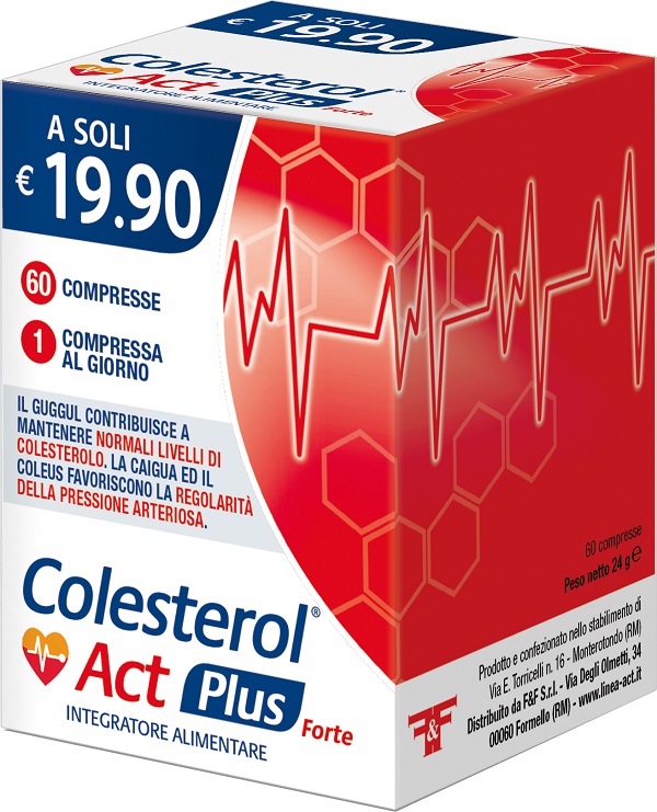 COLESTEROL ACT PLUS FORTE 60 COMPRESSE - Farmacia Castello Srl