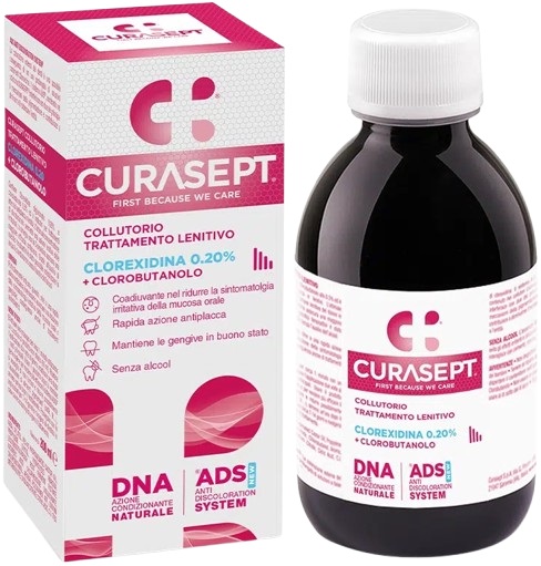 CURASEPT COLLUTORIO ADS DNA TRATTAMENTO LENITIVO 200 ML - Farmacia Castello Srl