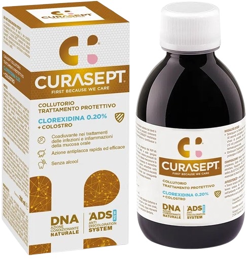 CURASEPT COLLUTORIO ADS DNA TRATTAMENTO PROTETTIVO 200 ML - Farmacia Castello Srl