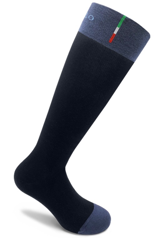CALZA A COMPRESSIONE GRADUATA GELATO ENERGY BLU NAVY S 35-38 - Farmacia Castello Srl