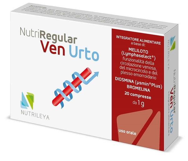 NUTRIREGULAR VEN URTO 20 COMPRESSE - Farmacia Castello Srl
