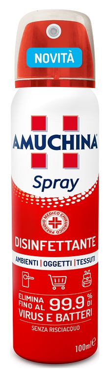 AMUCHINA SPRAY AMBIENTI OGGETTI TESSUTI 100 ML - Farmacia Castello Srl