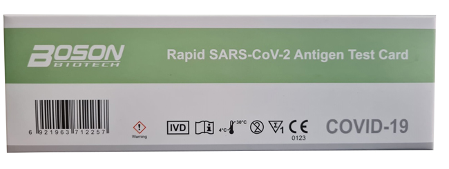 TEST ANTIGENICO RAPIDO COVID-19 AUTODIAGNOSTICO DETERMINAZIONE QUALITATIVA ANTIGENI SARS-COV-2 IN TAMPONI NASALI MEDIANTE IMMUNOCROMATOGRAFIA - Farmacia Castello Srl