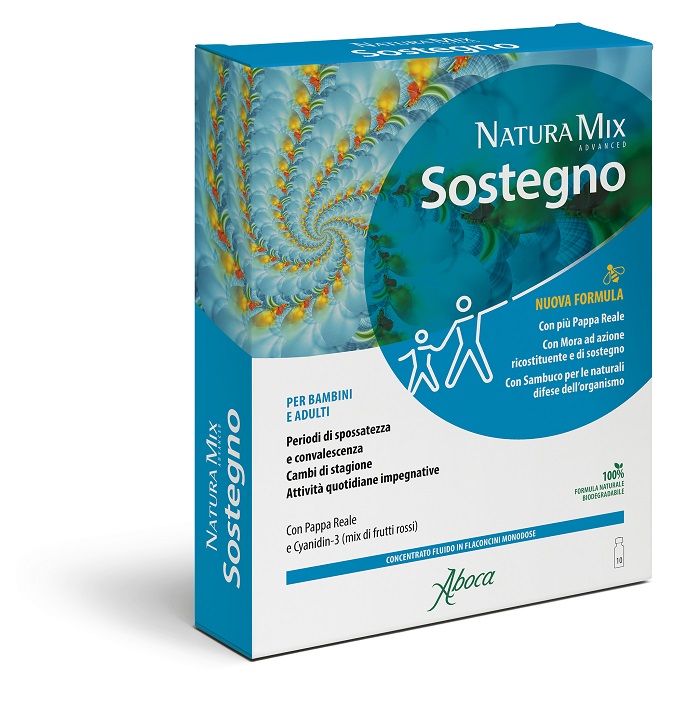 NATURA MIX ADVANCED SOSTEGNO 10 FLACONCINI DA 15 ML - Farmacia Castello Srl