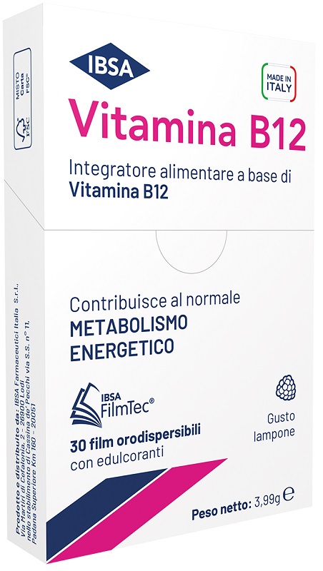 VITAMINA B12 IBSA 30 FILM ORALI - Farmacia Castello Srl