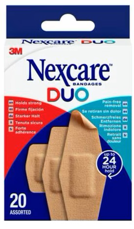 CEROTTO NEXCARE DUO ASSORTITI 20 PEZZI - Farmacia Castello Srl