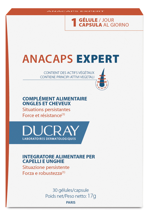 DUCRAY ANACAPS EXPERT CAPELLI E UNGHIE 30 CAPSULE - Farmacia Castello Srl