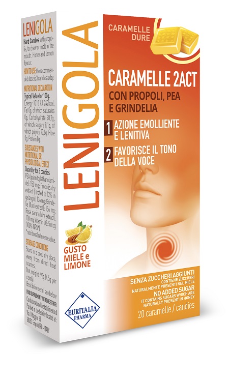 LENIGOLA 2ACT CARAMELLE DURE 20 PEZZI - Farmacia Castello Srl