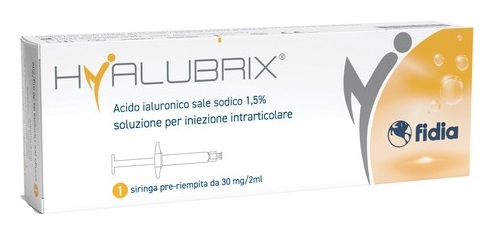 SIRINGA INTRA-ARTICOLARE HYALUBRIX ACIDO IALURONICO 1,5% 30 MG 2 ML NO ETO - Farmacia Castello Srl