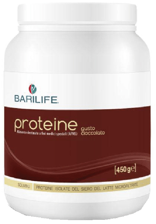 BARILIFE PROTEINE CIOCCOLATO 450 G - Farmacia Castello Srl