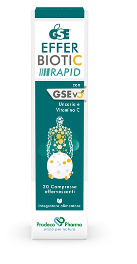 GSE EFFERBIOTIC RAPID 20 COMPRESSE - Farmacia Castello Srl