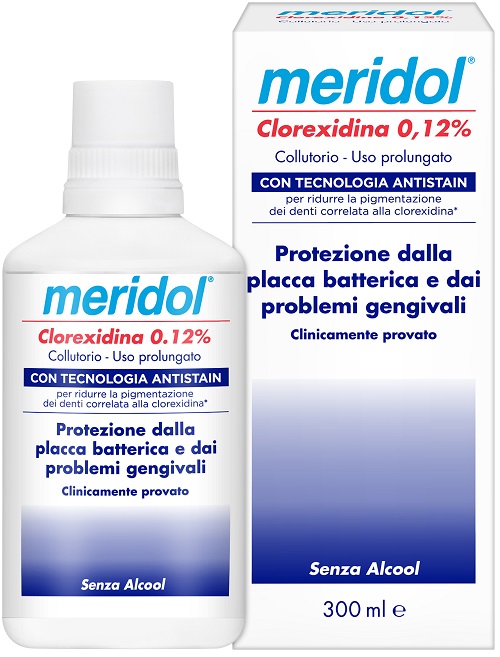 MERIDOL COLLUTORIO CLOREXIDINA 0,12% 300 ML - Farmacia Castello Srl