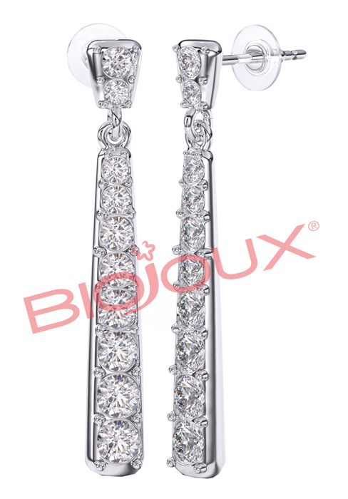 BJT284 ORECCHINI JASMINE 35 STAINLESS STEEL - Farmacia Castello Srl