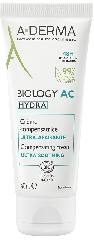 ADERMA BIOLOGY AC HYDRA CREMA COMPENSATRICE ULTRA LENITIVA 40 ML - Farmacia Castello Srl