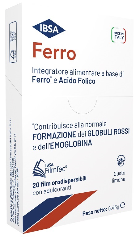FERRO IBSA 20 FILM ORODISPERSIBILI - Farmacia Castello Srl
