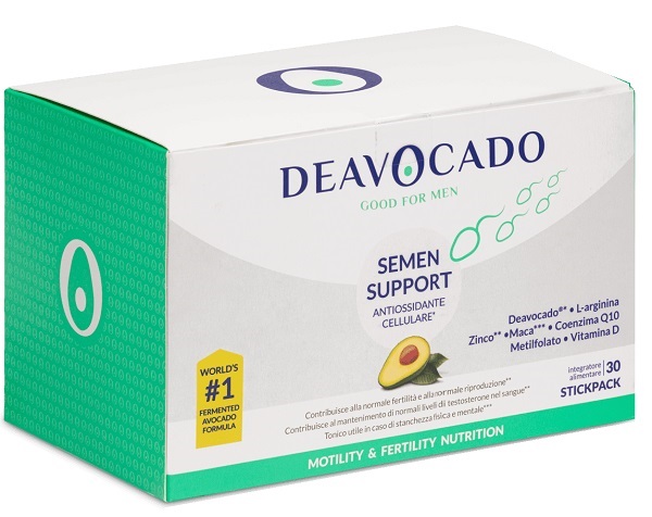 DEAVOCADO SEMEN SUPPORT UOMO 30 STICKPACK - Farmacia Castello Srl