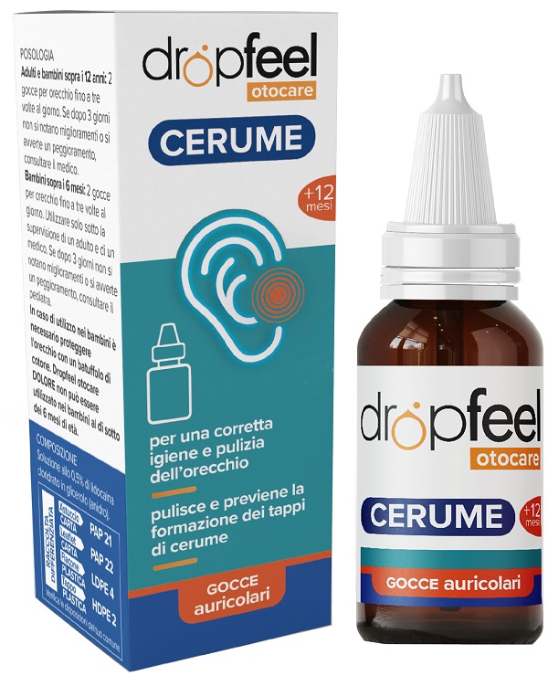 DROPFEEL OTOCARE CERUME GOCCE AURICOLARI 10 ML - Farmacia Castello Srl