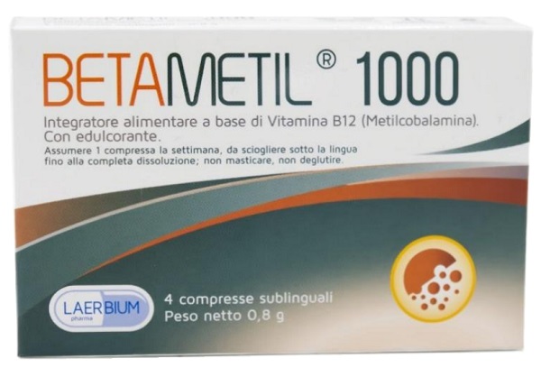 BETAMETIL 1000 4 COMPRESSE SUBLINGUALI - Farmacia Castello Srl