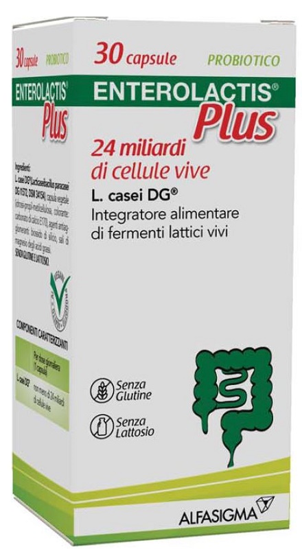 ENTEROLACTIS PLUS 30 CAPSULE - Farmacia Castello Srl