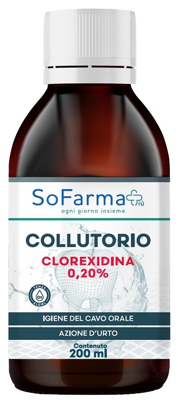 COLLUTORIO CLOREXIDINA 0,20% 200 ML SOFARMAPIU' - Farmacia Castello Srl