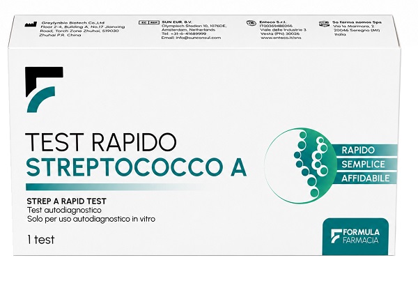 TEST RAPIDO AUTODIAGNOSTICO FORMULA FARMACIA STREPTOCOCCO A - Farmacia Castello Srl