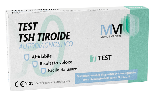 MUNUS MEDICAL TEST AUTODIAGNOSTICO TSH TIROIDE - Farmacia Castello Srl