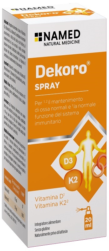 DEKORO SPRAY 20 ML SENZA GLUTINE, NATURALMENTE PRIVO DI LATTOSIO - Farmacia Castello Srl