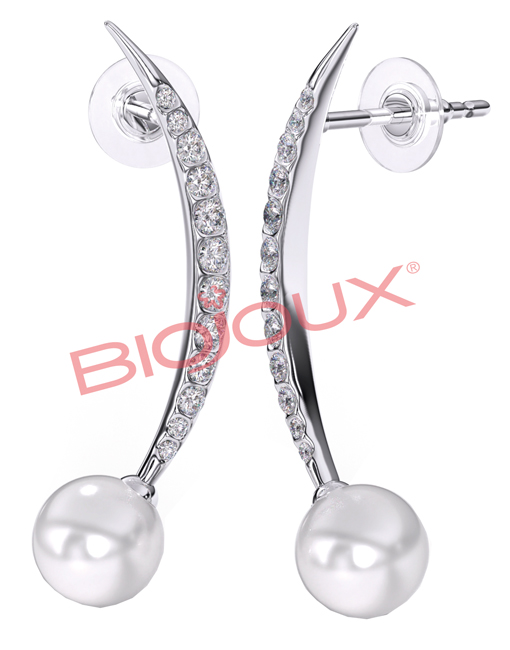 BJT312 ORECCHINI BERENICE STAINLESS STEEL - Farmacia Castello Srl