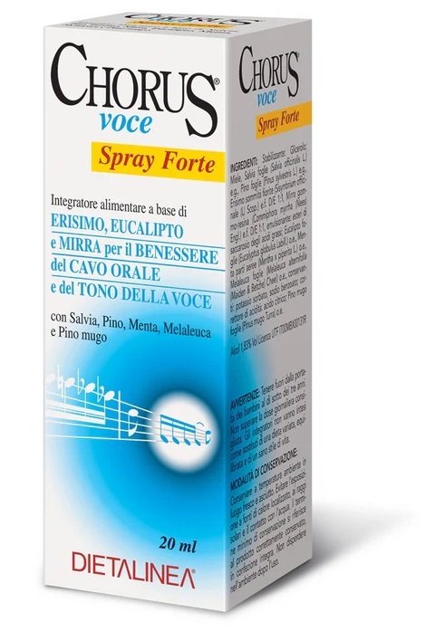 CHORUS VOCE SPRAY FORTE DIETALINEA 20 ML - Farmacia Castello Srl