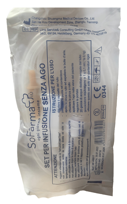 DEFLUSSORE SENZA AGO GAUGE 21 SOFARMAPIU' - Farmacia Castello Srl