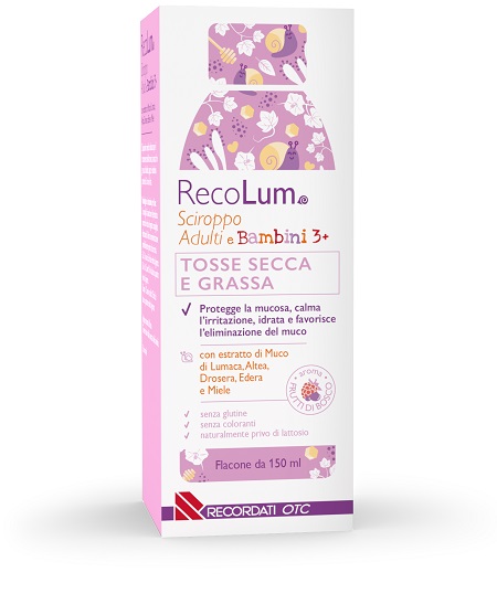 RECOLUM SCIROPPO TOSSE ADULTI-BAMBINI 150 ML - Farmacia Castello Srl