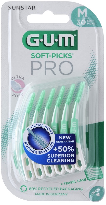GUM SOFT PICK PRO MEDIUM 30 PEZZI - Farmacia Castello Srl