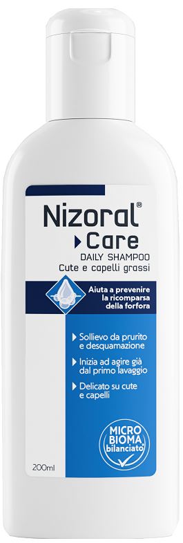 NIZORAL CARE DAILY SHAMPOO CUTE & CAPELLI GRASSI 200 ML - Farmacia Castello Srl
