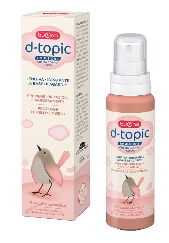 DTOPIC EMULSIONE CREMA CORPO FLUIDA LENITIVA IDRATANTE A BASE DI AGARDI' 100 ML - Farmacia Castello Srl