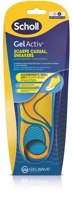 SCHOLL GELACTIV SCARPE CASUAL SNEAKERS MISURA LARGE NUOVA SERIE 2025 1 PAIO - Farmacia Castello Srl